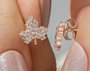 Heliophilia Silver NRZ999489 Pendientes de Plata de Ley 925 con Baño de Oro Rosa y Circonita - Accesorio Elegante y Sofisticado para Mujer